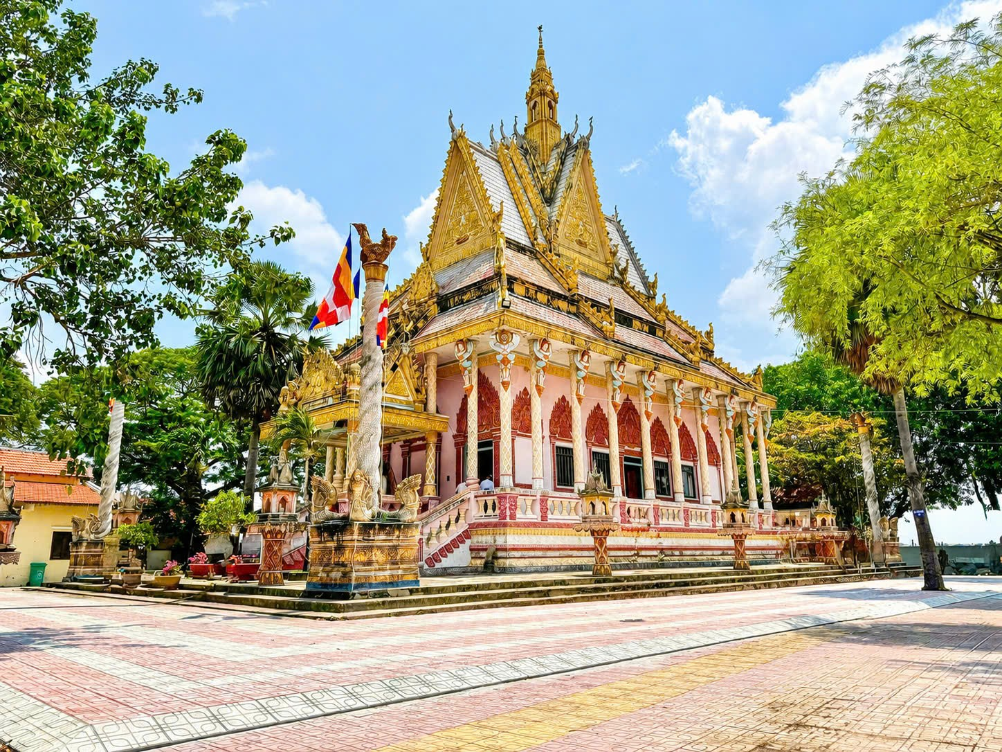 Chùa Khedol – biểu tượng văn hoá Khmer giữa lòng Tây Ninh
