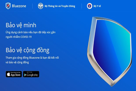ỨNG DỤNG BLUEZONE CẢNH BÁO TIẾP XÚC GẦN VỚI NGƯỜI NHIỄM COVID-19