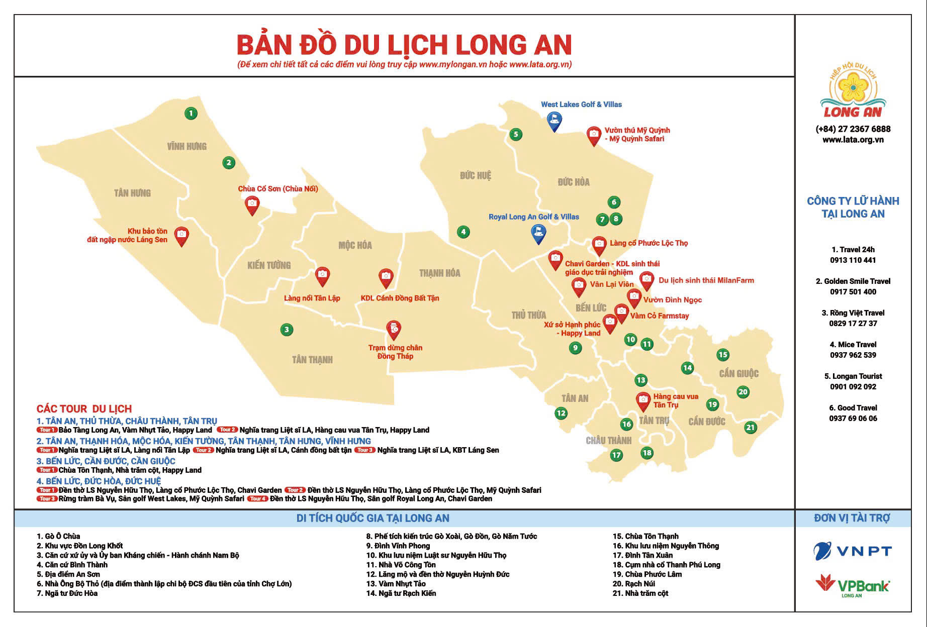 Du lịch Long An đã sẵn sàng phục vụ Tuần Văn hóa – Thể thao – Du lịch tỉnh Long An lần thứ 2 năm 2024