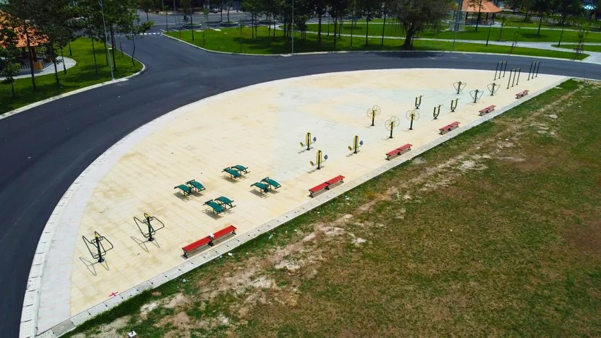 Sân vận động Tây Ninh thay áo mới, thành điểm sinh hoạt công cộng